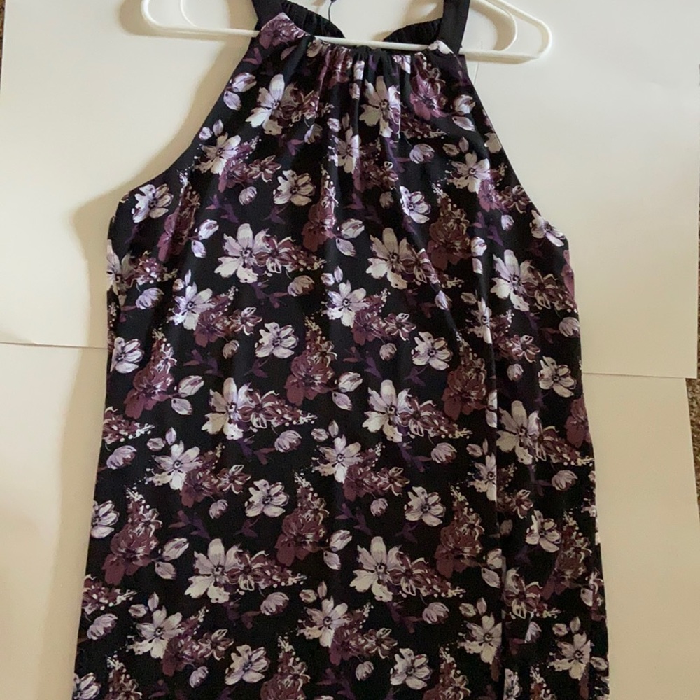 Never worn purple and black dress